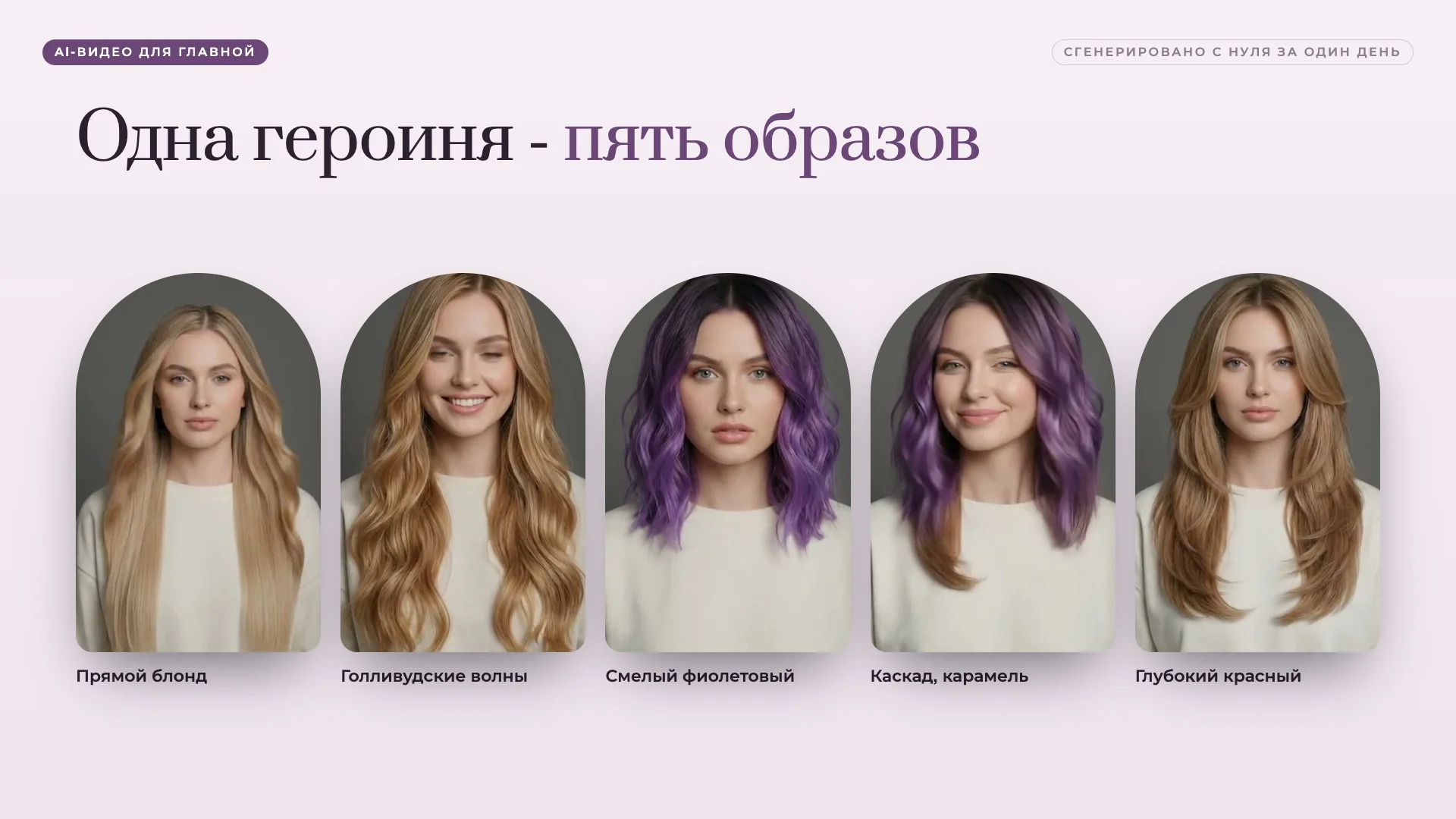 Для сайта сгенерировали видео