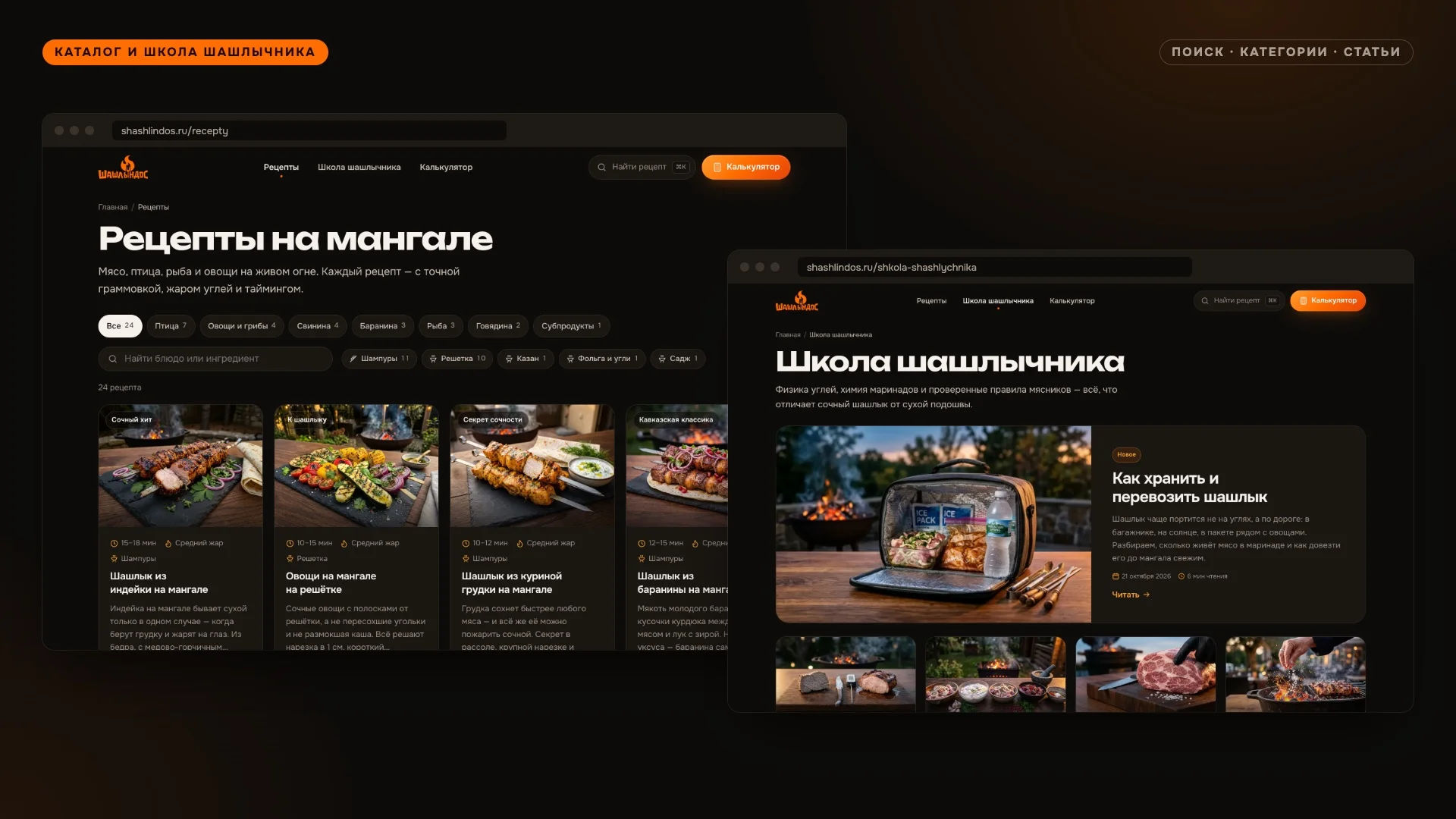 Каталог и школа шашлычника